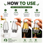 Hair Oil Applicator Comb Bottle – Anti-Leak, 6ml Scale