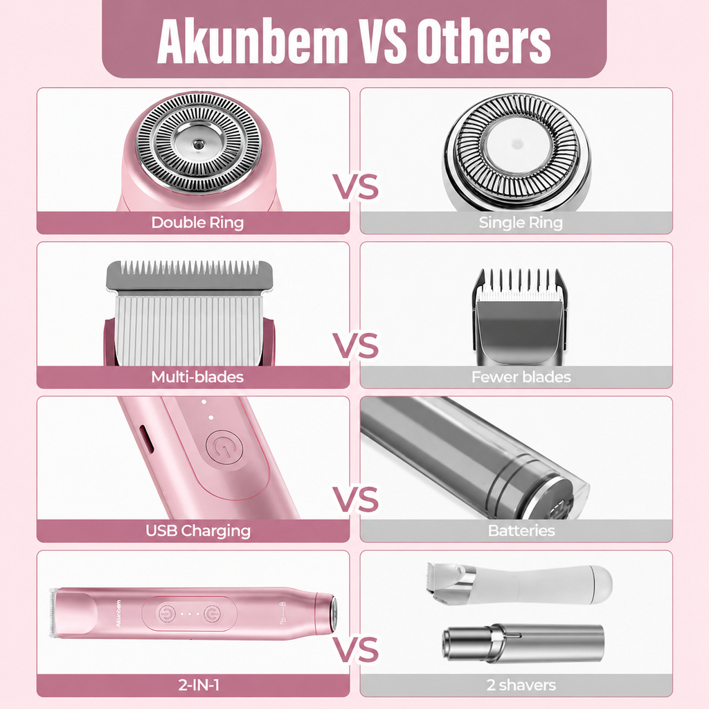 2-in-1 Bikini Trimmer for Women