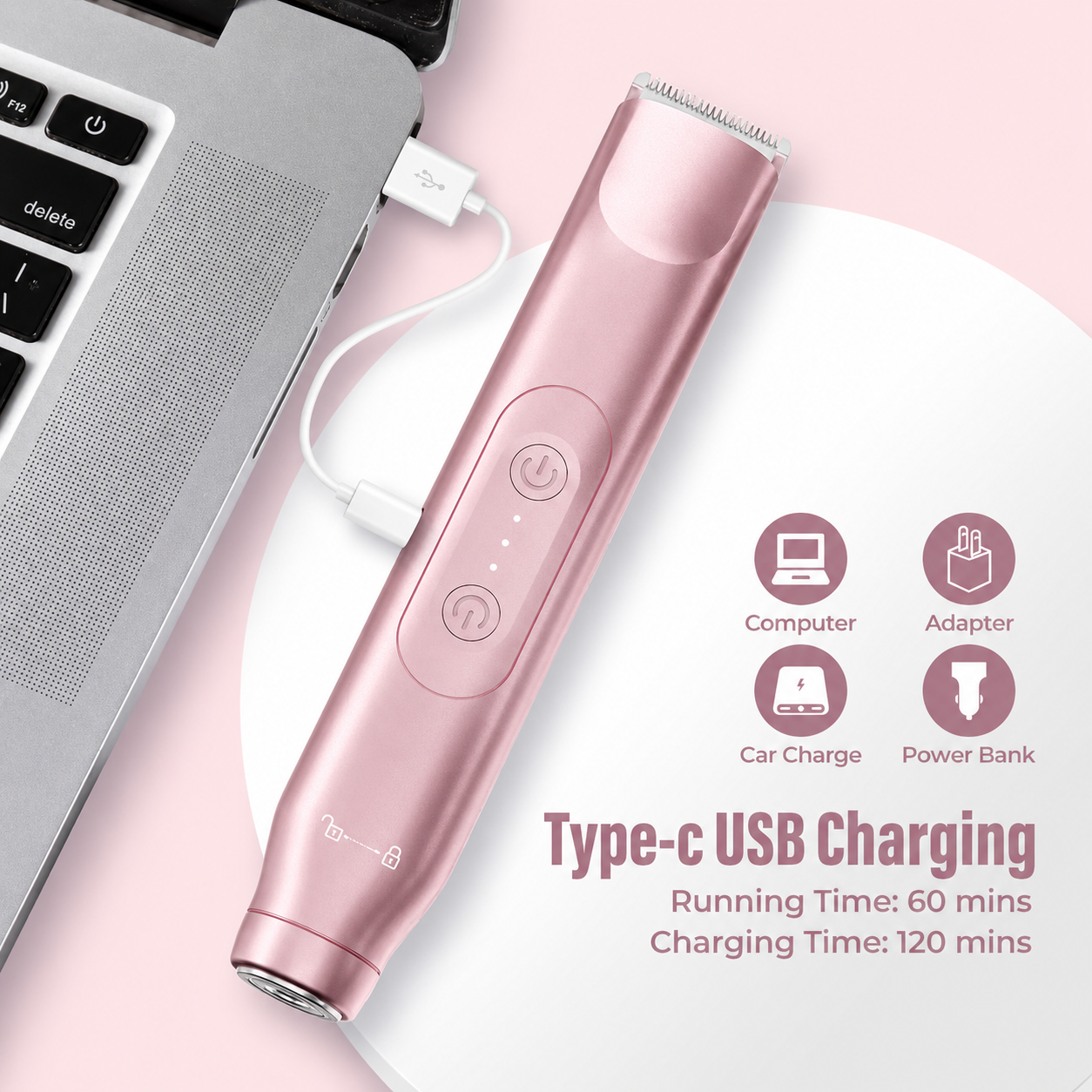 2-in-1 Bikini Trimmer for Women