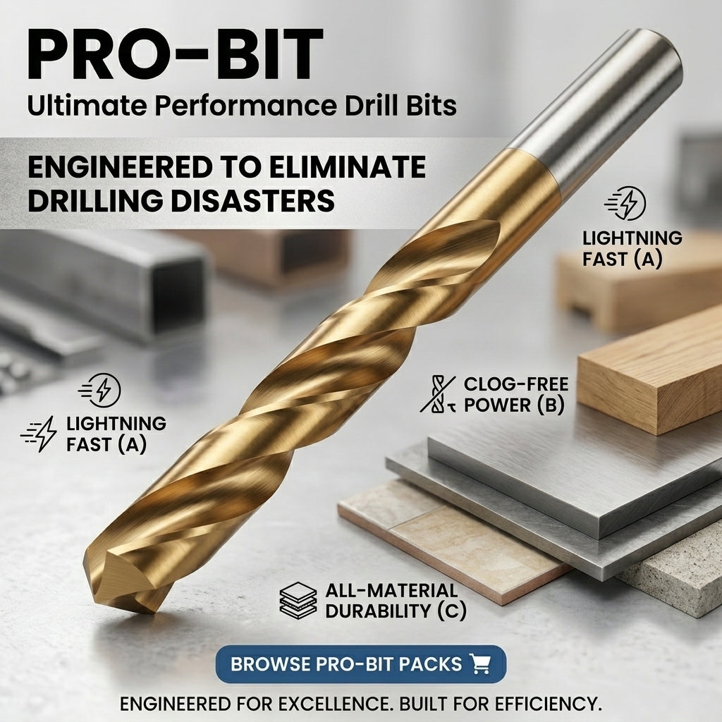 Ultra-Hard Alloy Drill Bit Kit - (Set of 13)